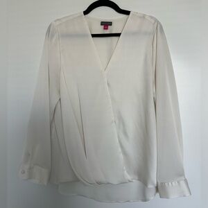 Vince Camuto Ivory Silky Blouse